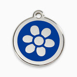 Enamel Pet ID Tag Flower (11 colours)