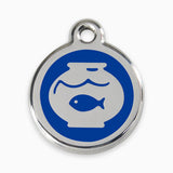 Enamel Cat Tags Fish Bowl (11 colours)