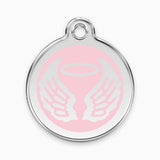 Enamel Angel Wings Pet ID Tag (11 colours)