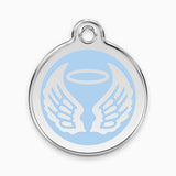 Enamel Angel Wings Pet ID Tag (11 colours)