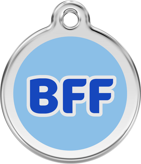Enamel Pet ID Tag Friends Forever (2 colours)