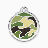 Enamel Pet ID Tag Camouflage (3 colours)