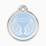 Enamel Angel Wings Pet ID Tag (11 colours)