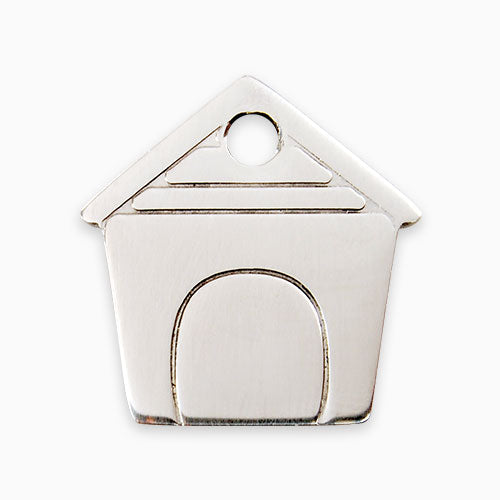 Stainless Steel Dog ID Tag Dog House